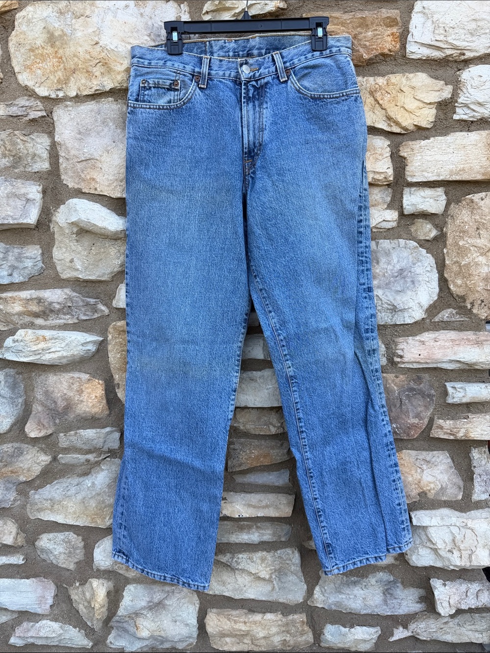 Lucky Brand Dungarees Blue Denim Jeans size 32
